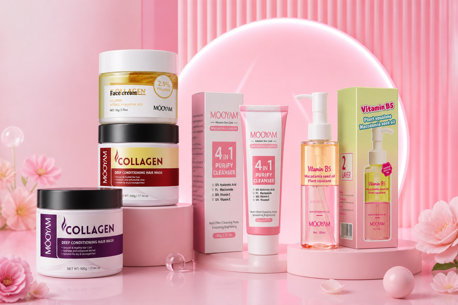 Produits The Wesleys — collagen, soins, vitamine B5